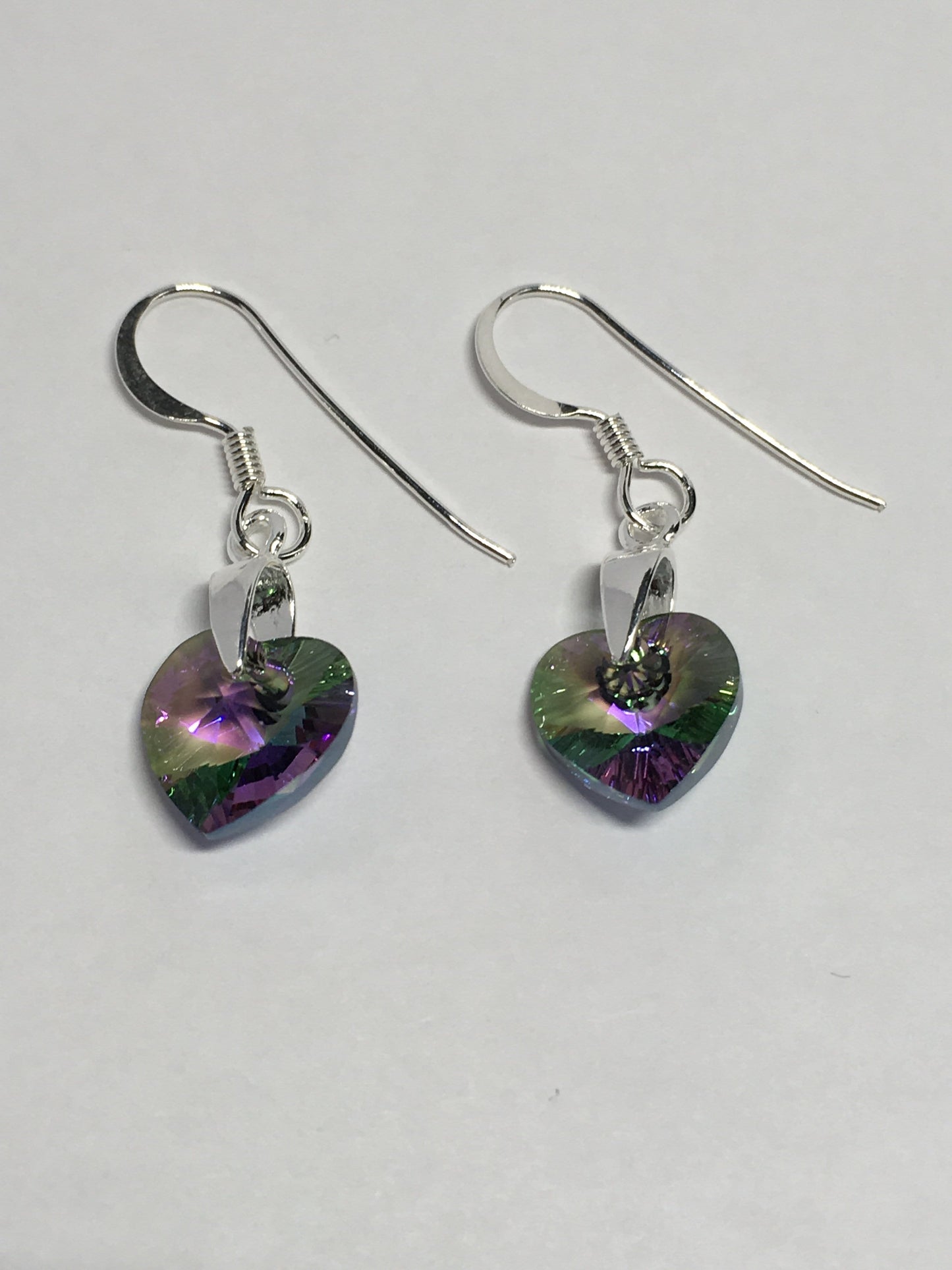 Earrings Sterling Silver Crystal Heart Earrings Jewelz Galore Sterling Silver Crystal Heart Earrings | Jewelz Galore | Jewellery