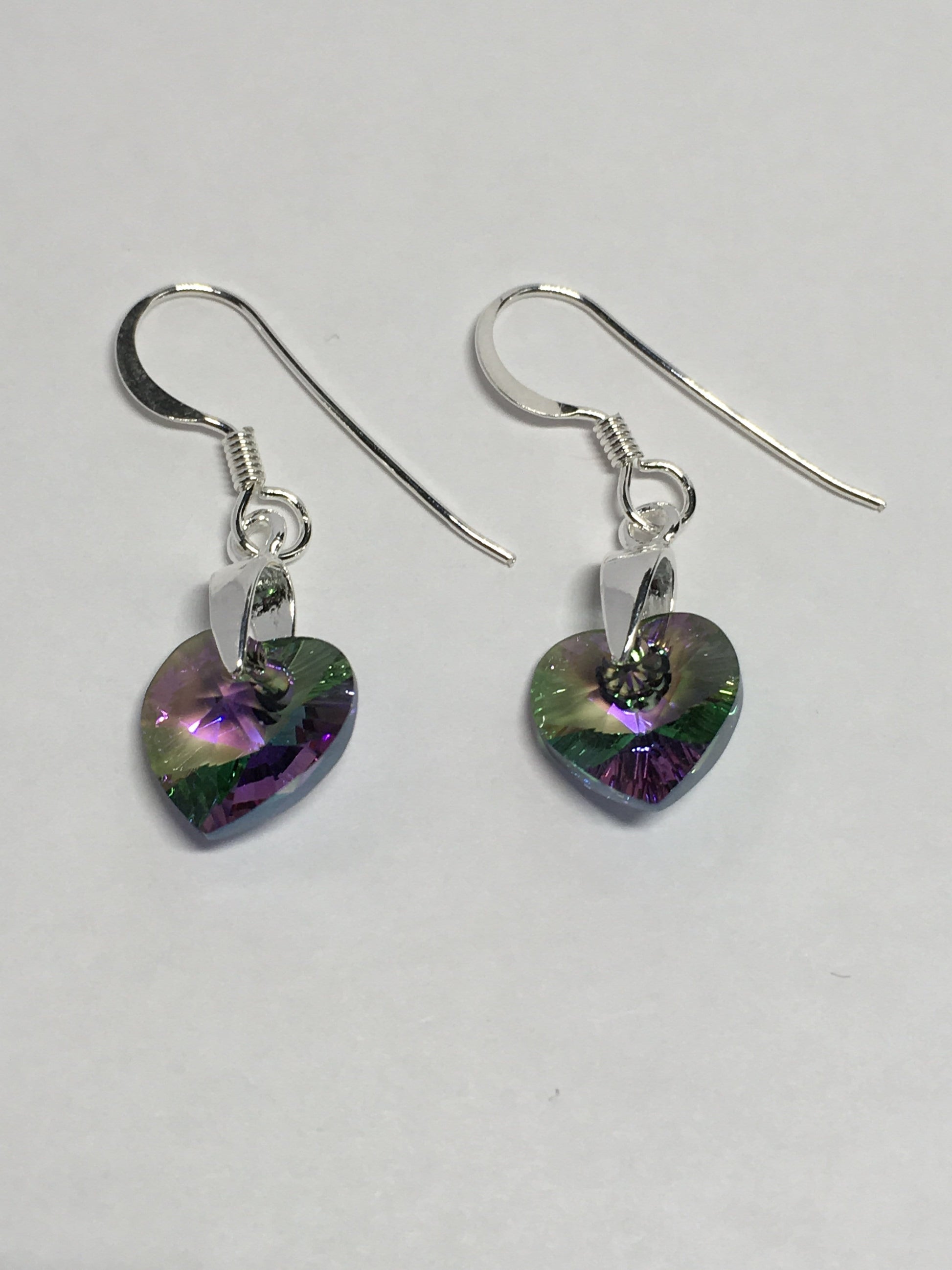 Earrings Sterling Silver Crystal Heart Earrings Jewelz Galore Sterling Silver Crystal Heart Earrings | Jewelz Galore | Jewellery