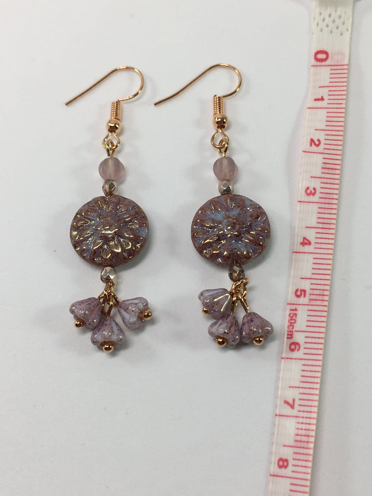 Blush Flower Earrings