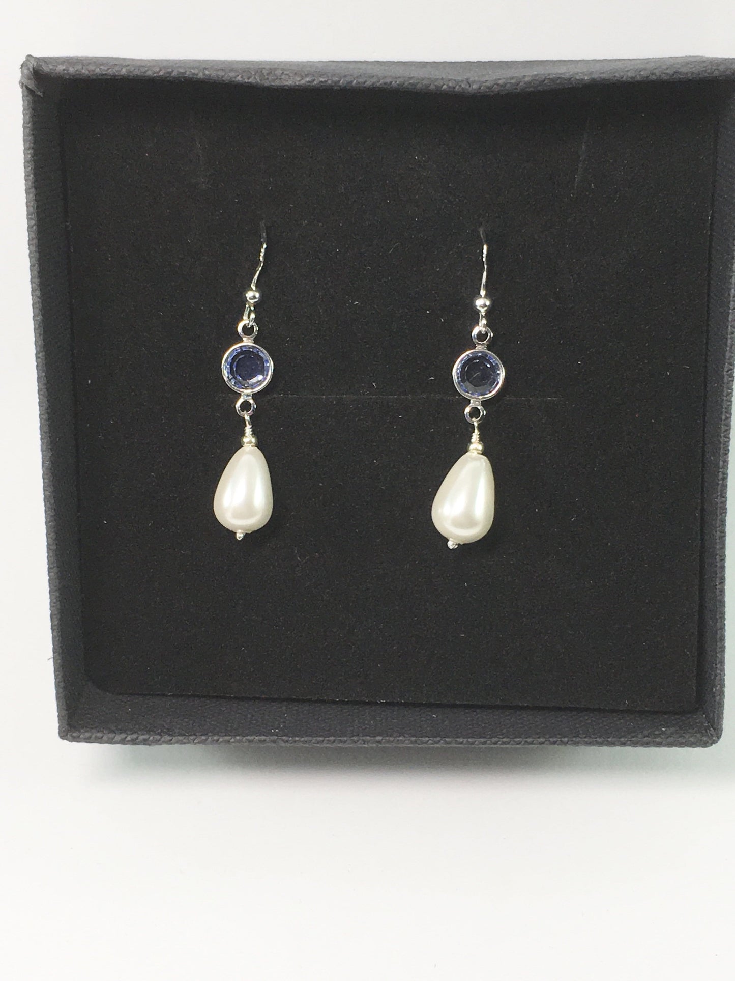 Earrings Sterling Silver Pearl Drop Earrings Jewelz Galore Sterling Silver Bridal Earrings | Jewelz Galore | Jewellery Cambridge