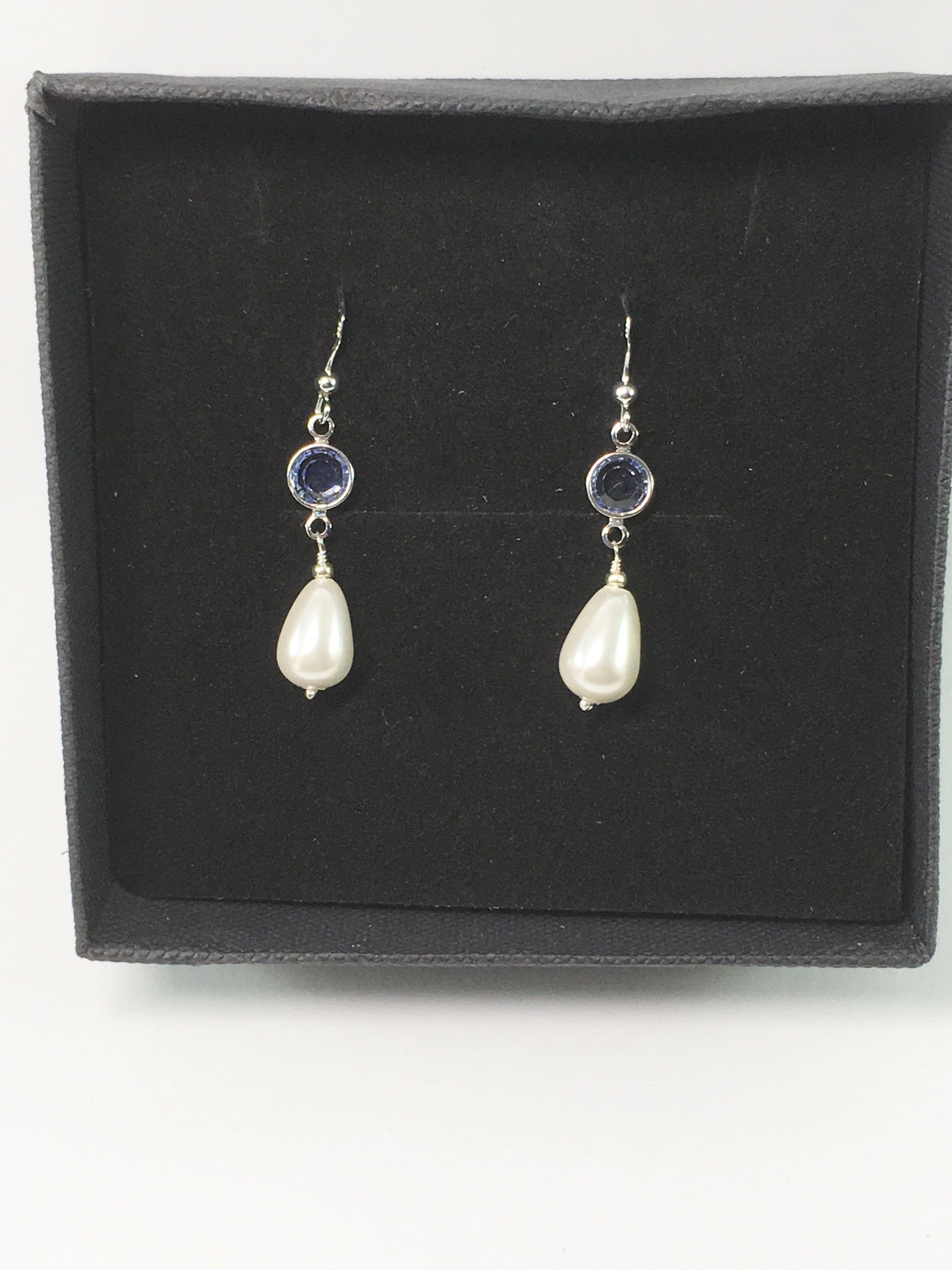 Earrings Sterling Silver Pearl Drop Earrings Jewelz Galore Sterling Silver Bridal Earrings | Jewelz Galore | Jewellery Cambridge