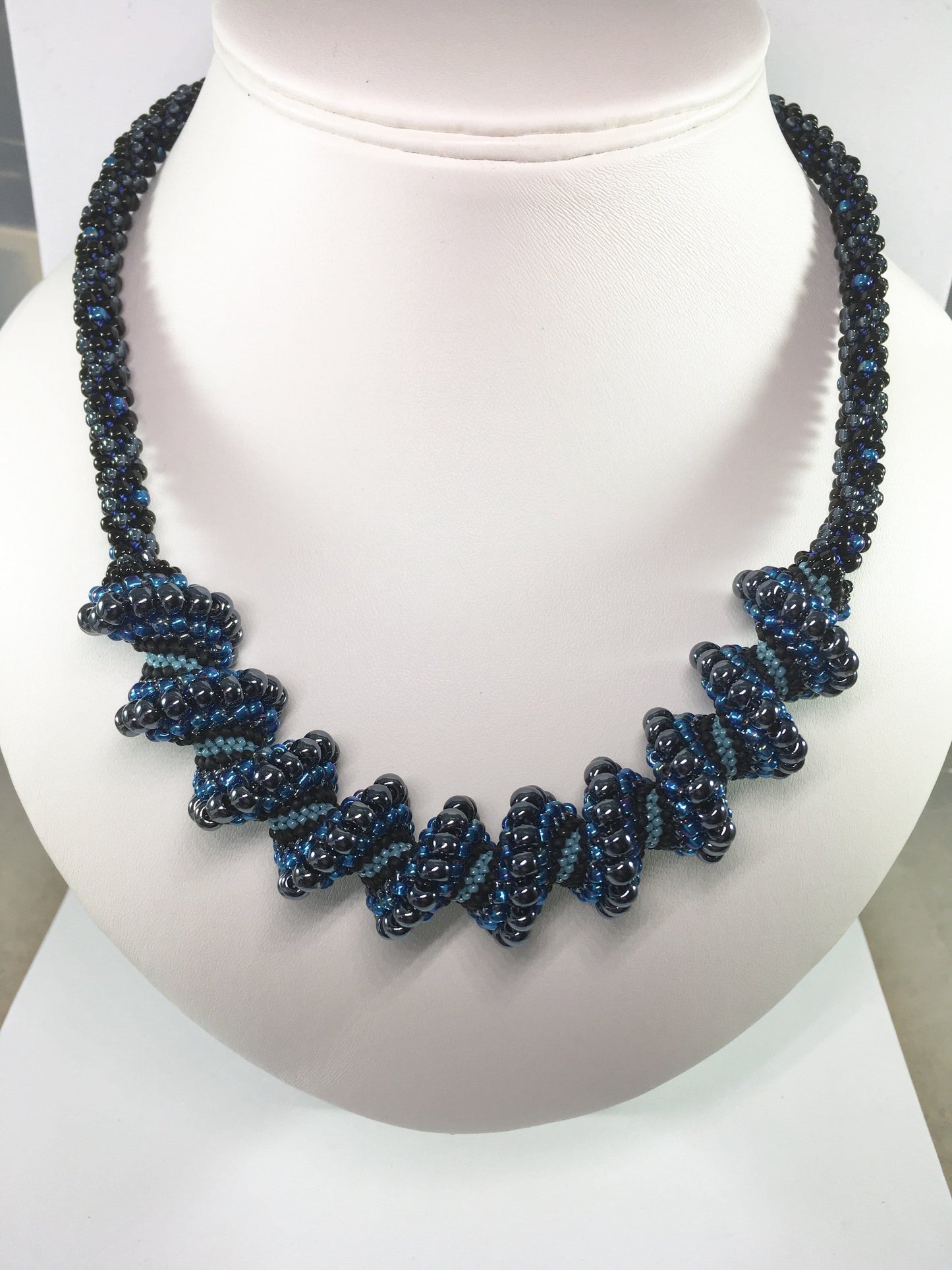 Necklace Cellini Spiral Necklace Jewelz Galore Beaded Cellini Spiral Necklace | Jewelz Galore | Jewellery Online