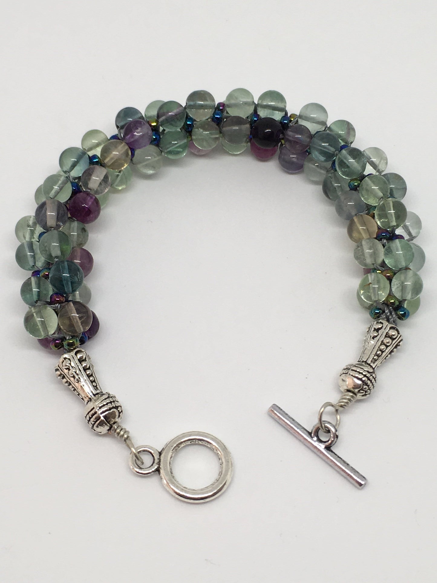 Bracelet Fluorite Kumihimo Bracelet Jewelz Galore Fluorite Kumihimo Bracelet | Jewelz Galore | Handmade Jewellery Online