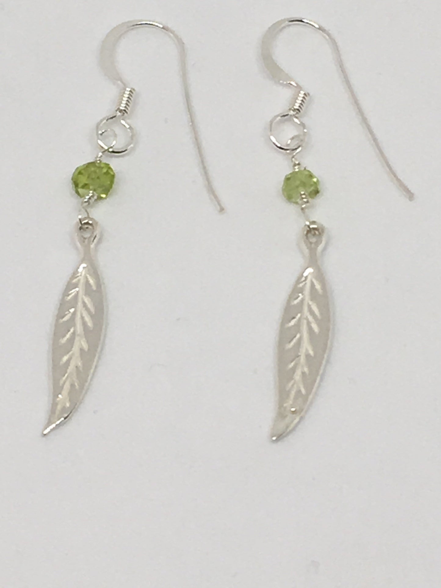 Earrings Sterling Silver And Peridot Leaf Earrings Jewelz Galore Peridot Leaf Earrings | Jewelz Galore | Jewellery