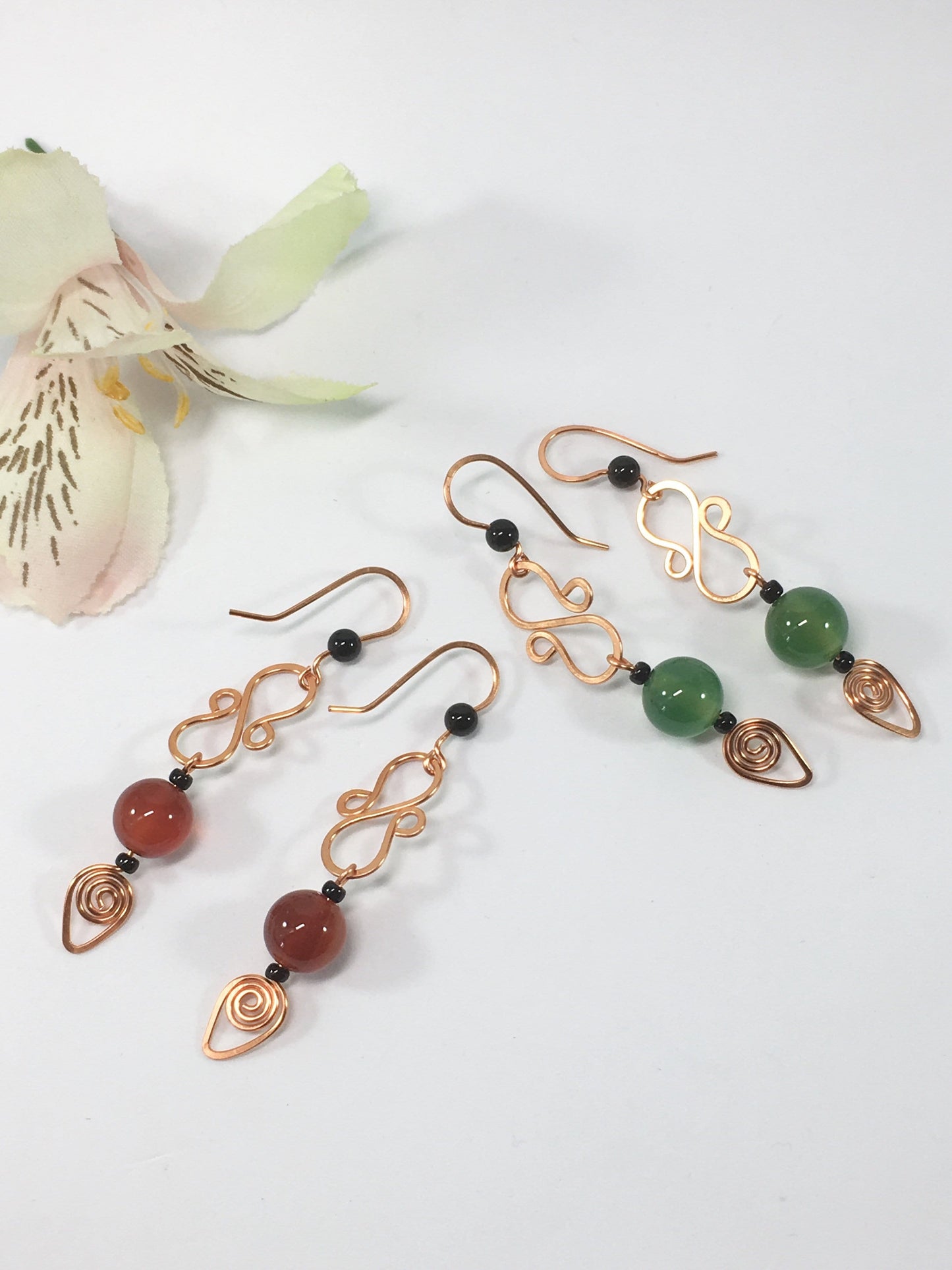 Earrings Figure Of Eight Earrings Jewelz Galore Agate Earrings | Jewelz Galore | Cambridge