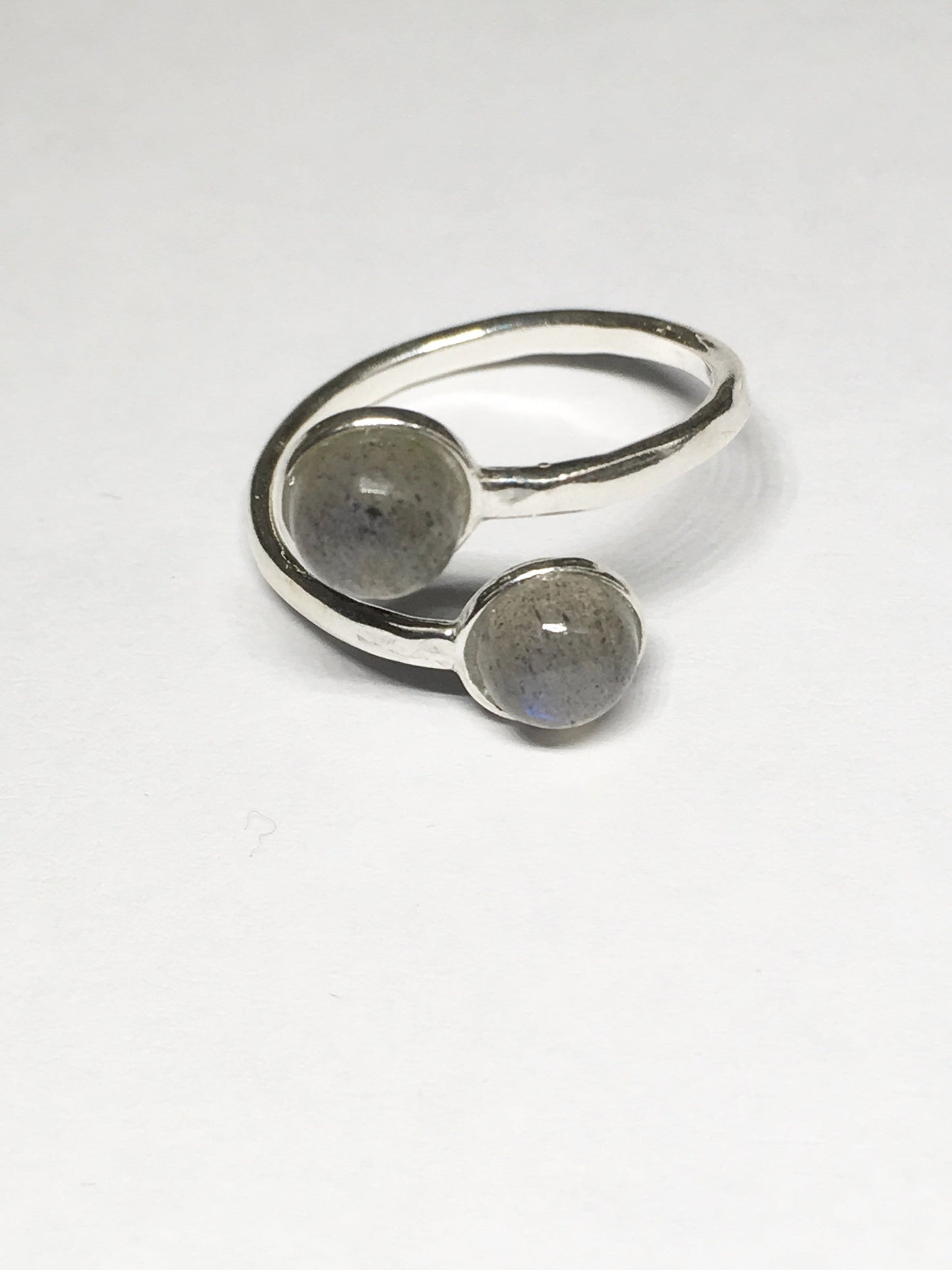 Ring Blue Flash Labradorite Cabochon Ring Jewelz Galore Ladies Labradorite Ring | Jewelz Galore | Handmade Jewellery Online