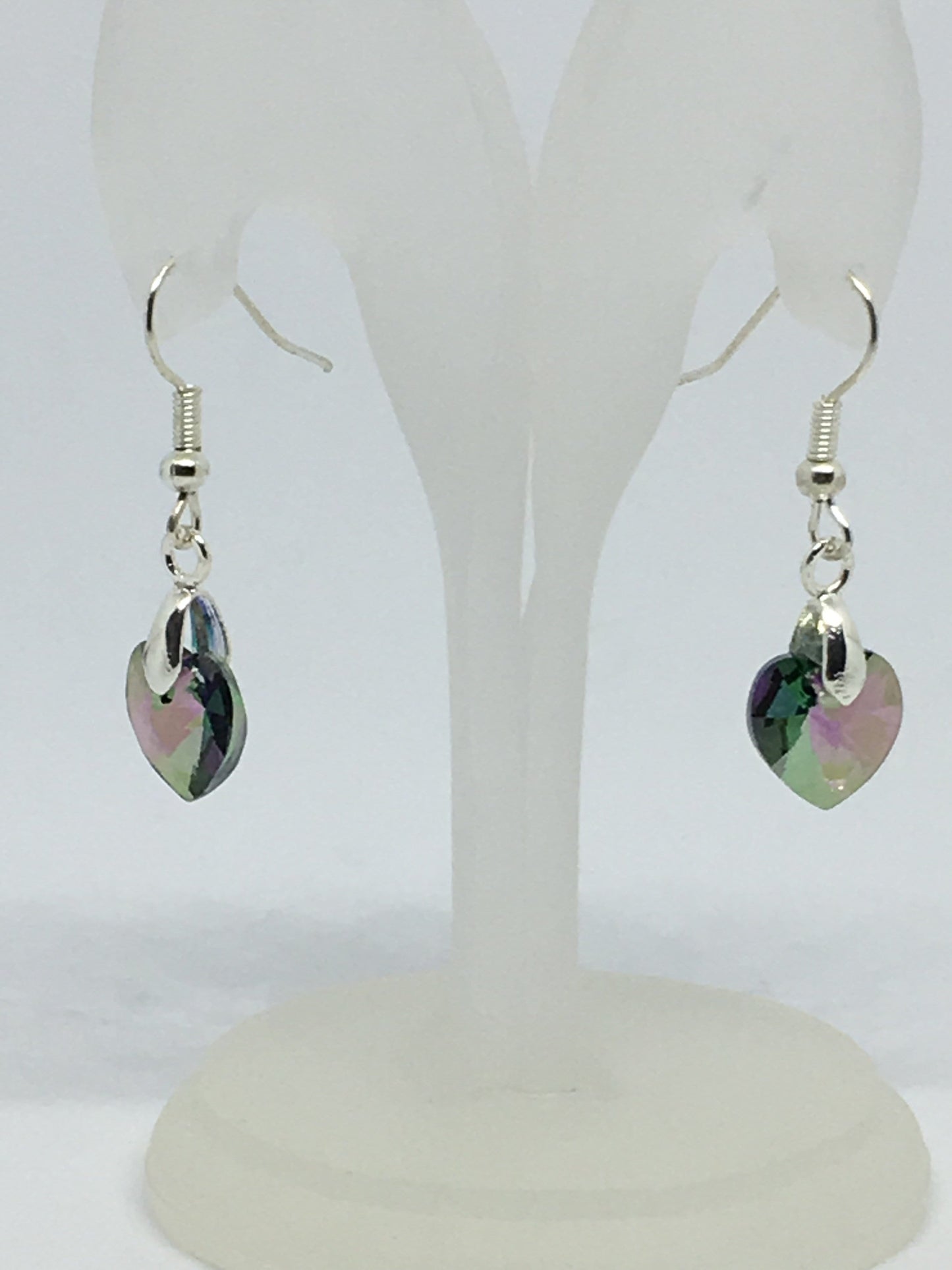 Earrings Sterling Silver Crystal Heart Earrings Jewelz Galore Sterling Silver Crystal Heart Earrings | Jewelz Galore | Jewellery