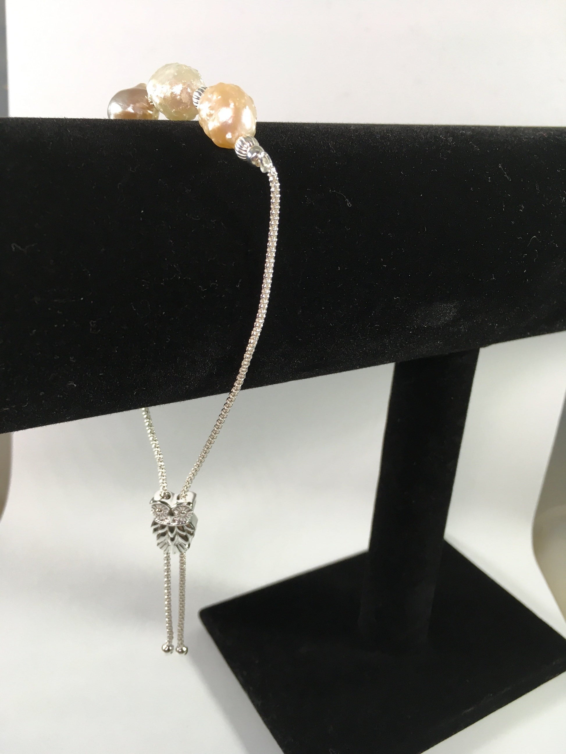 Bracelet Hedgehog Pearl Owl Slider Bracelet Jewelz Galore Hedgehog Pearl Slider Bracelet | Jewelz Galore | Jewellery Cambridge
