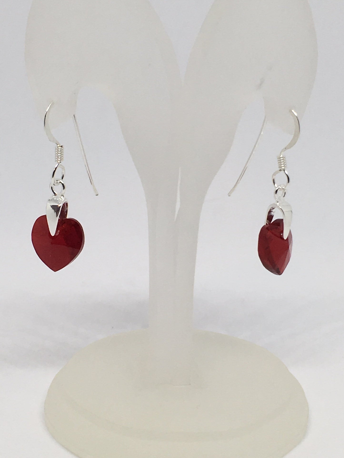 Earrings Sterling Silver Crystal Heart Earrings Jewelz Galore Sterling Silver Crystal Heart Earrings | Jewelz Galore | Jewellery