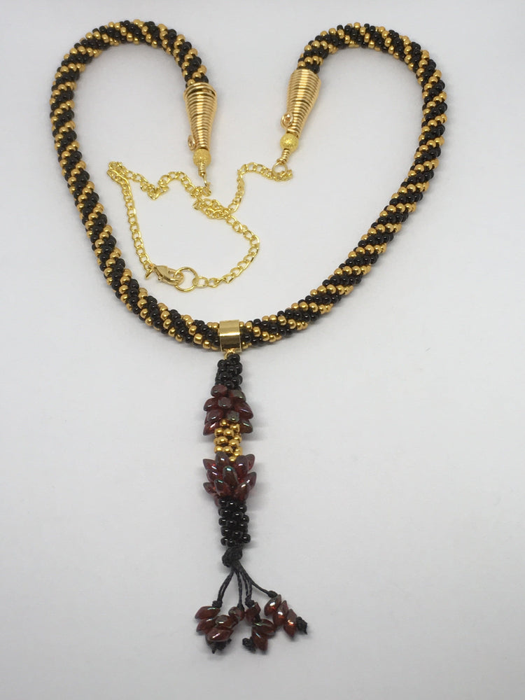Beaded Pendant Necklace