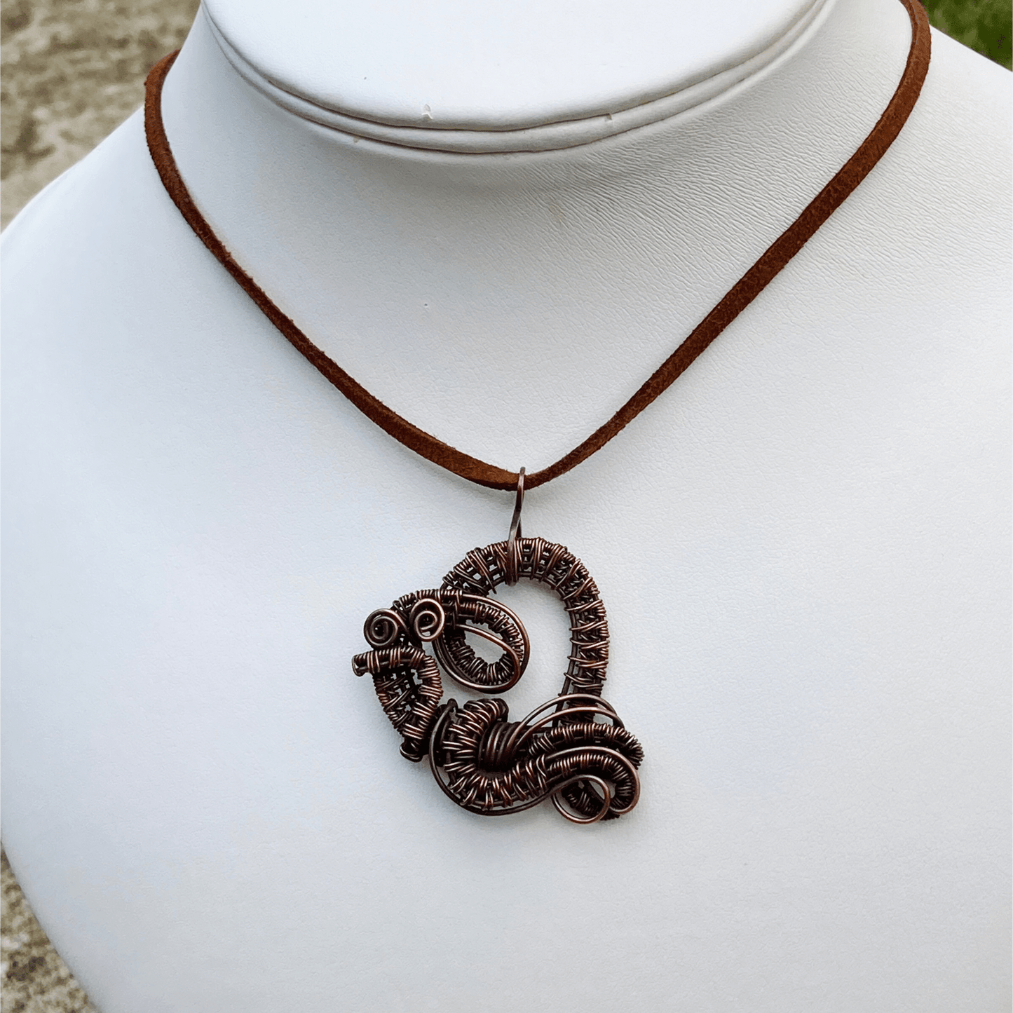 Pendant Copper Wire Wrapped Heart Pendant Jewelz Galore Copper Wire Wrapped Heart Pendant | Jewelz Galore | Jewellery Online