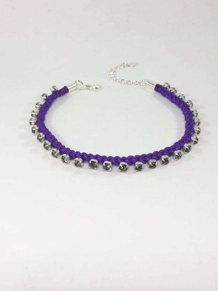 Kumihimo Tennis Bracelet