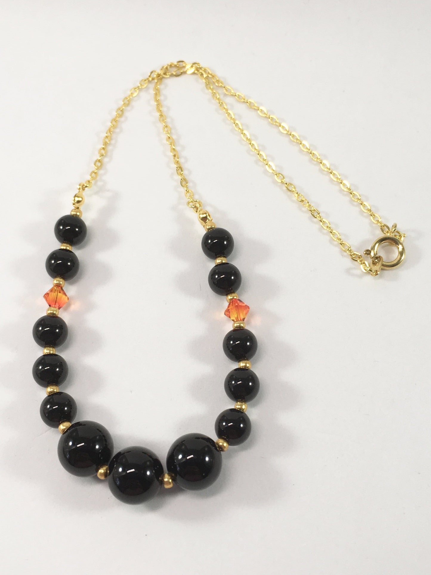Necklace Black Agate Necklace Jewelz Galore Black Agate Gemstone Necklace | Jewelz Galore | Jewellery Online