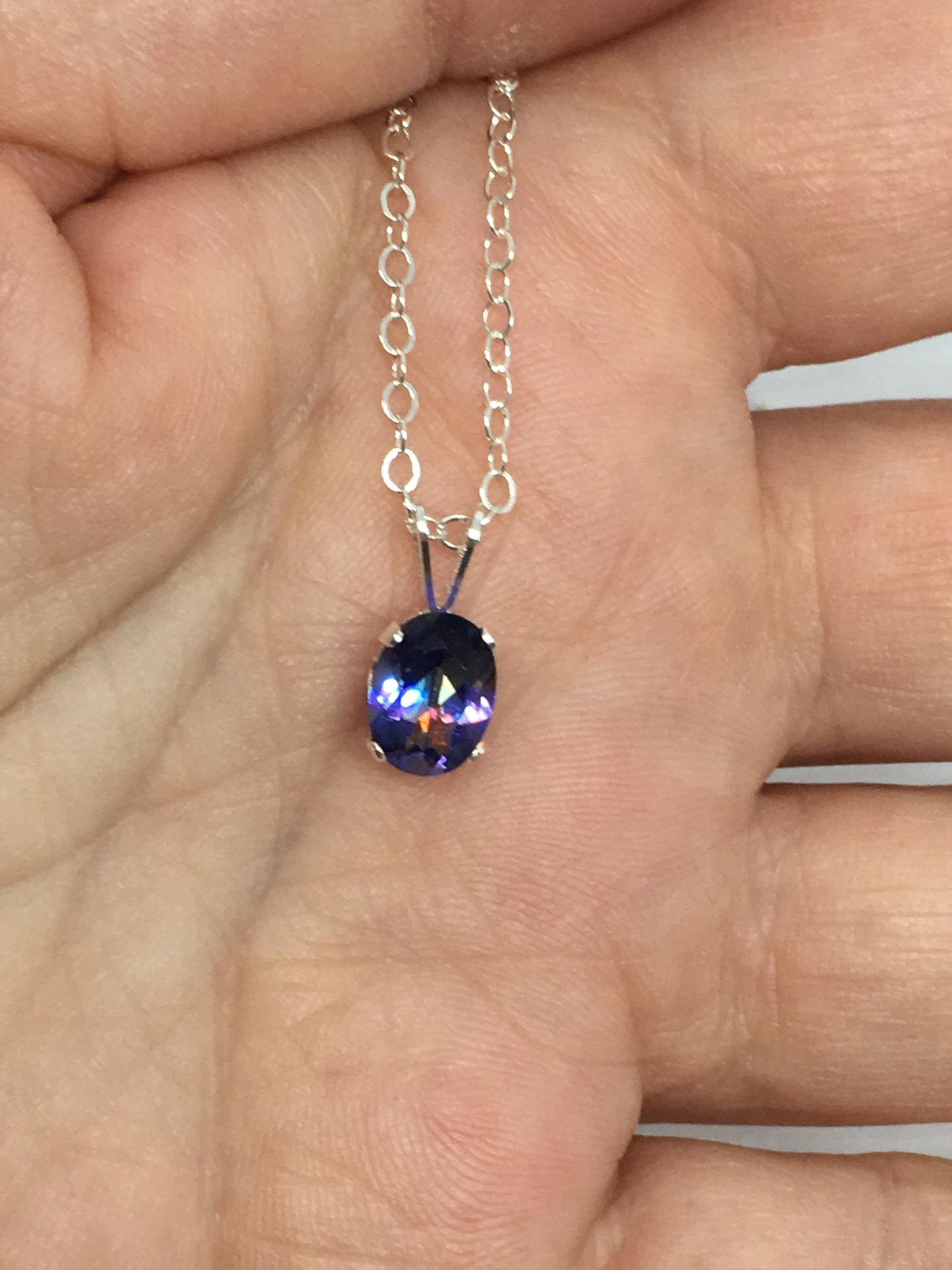 Necklace Purple Kaleidoscope Quartz Necklace Jewelz Galore Purple Gemstone Necklace | Jewelz Galore | Jewellery