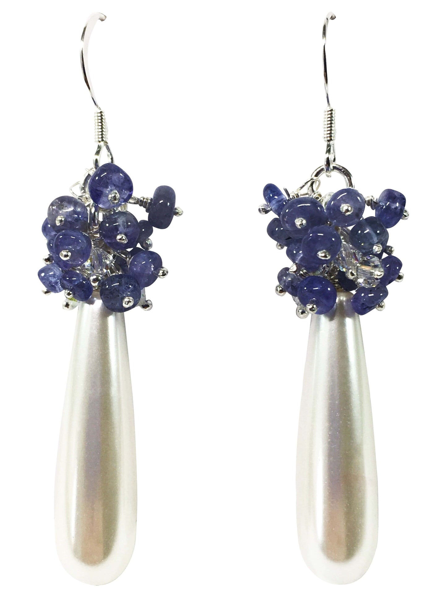 Earrings Tanzanite Cluster Earrings Jewelz Galore Tanzanite Cluster Earrings | Jewelz Galore | Jewellery