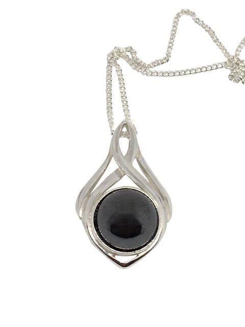 Necklace Hematite Sterling Silver Celtic Twist Gemstone Pendant Jewelz Galore Sterling Silver Celtic Gemstone Pendant | Jewelz Galore | Jewellery