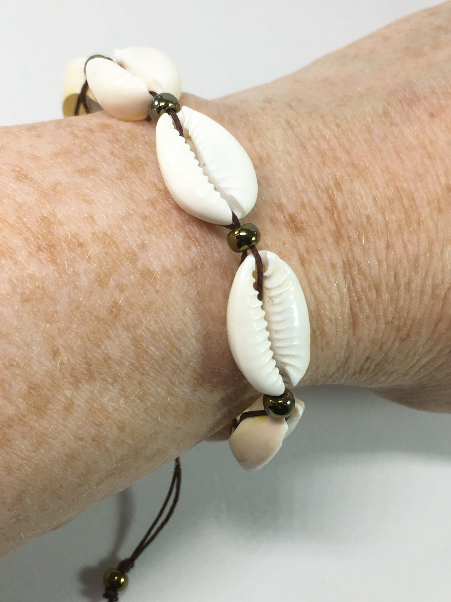 Bracelet Cowrie Shell Bracelet Jewelz Galore Adjustable Cowrie Shell Bracelet | Jewelz Galore | Handmade Jewellery
