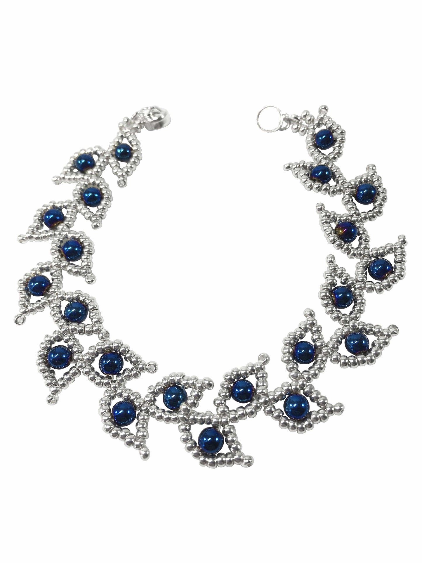 Bracelet Leaf Bracelet Jewelz Galore Handmade Beaded Leaf Bracelet | Jewelz Galore | Jewellery Online