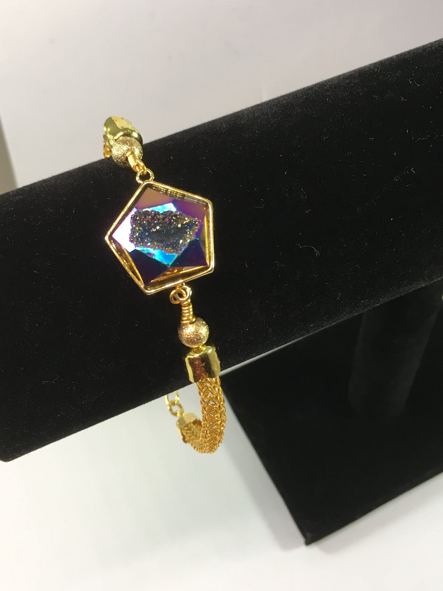 Bracelet Rainbow Druzy Agate Bracelet Jewelz Galore Druzy Agate Bracelet | Jewelz Galore | Jewellery