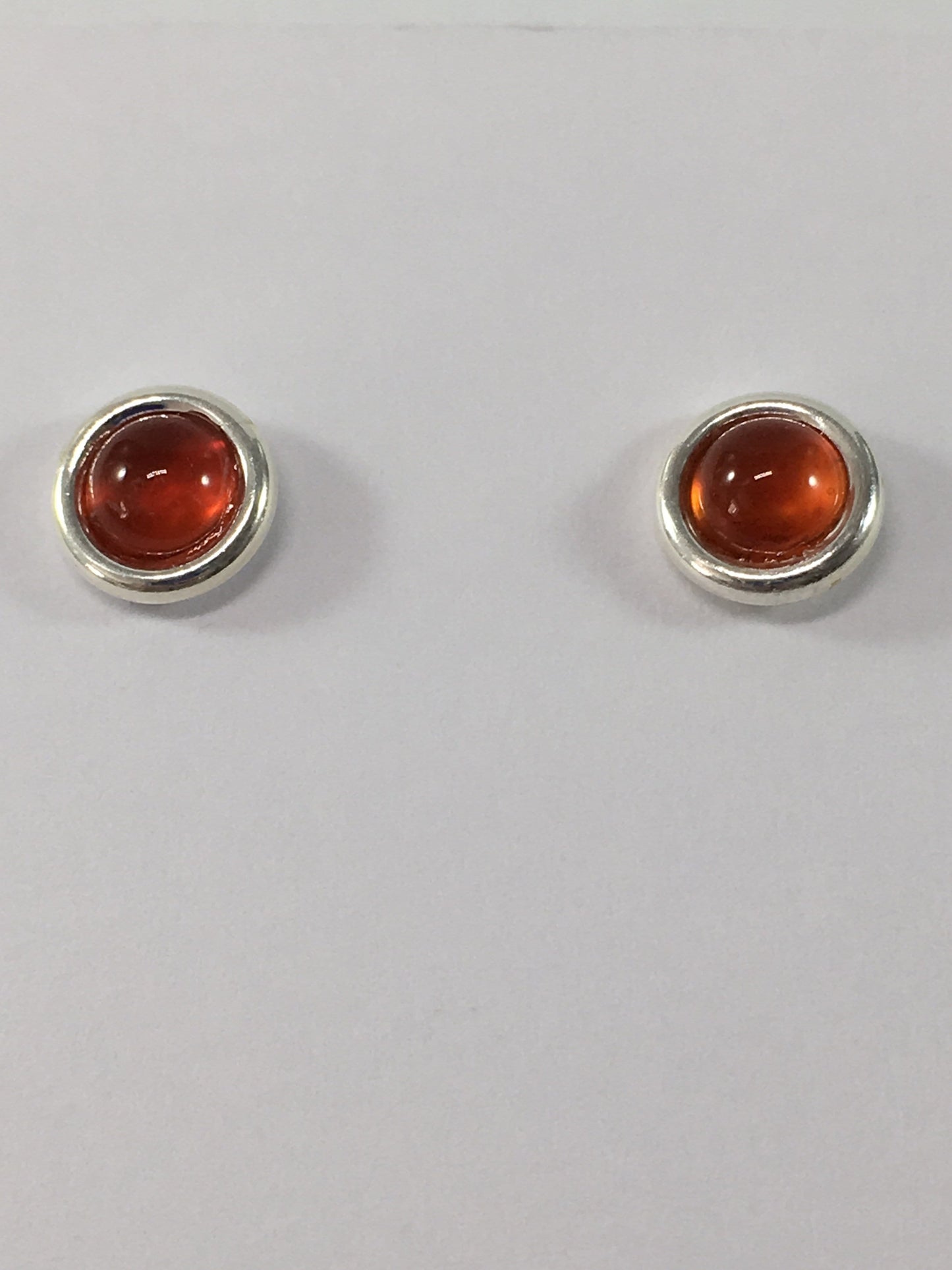 Earrings Carnelian Gemstone Stud Earrings Jewelz Galore