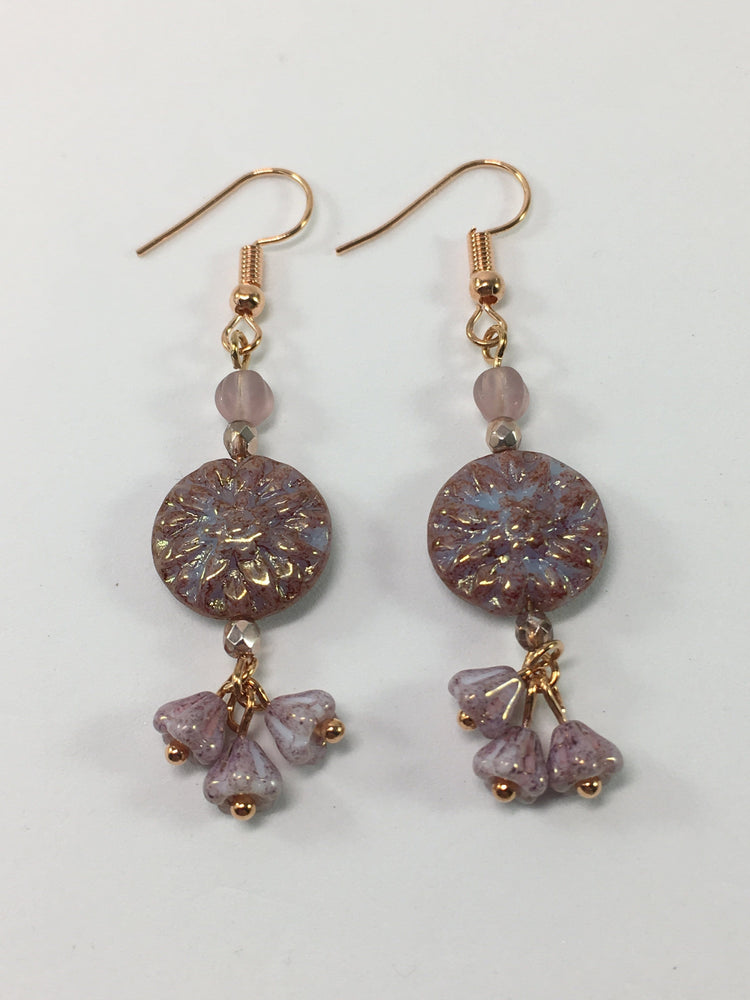 Blush Flower Earrings