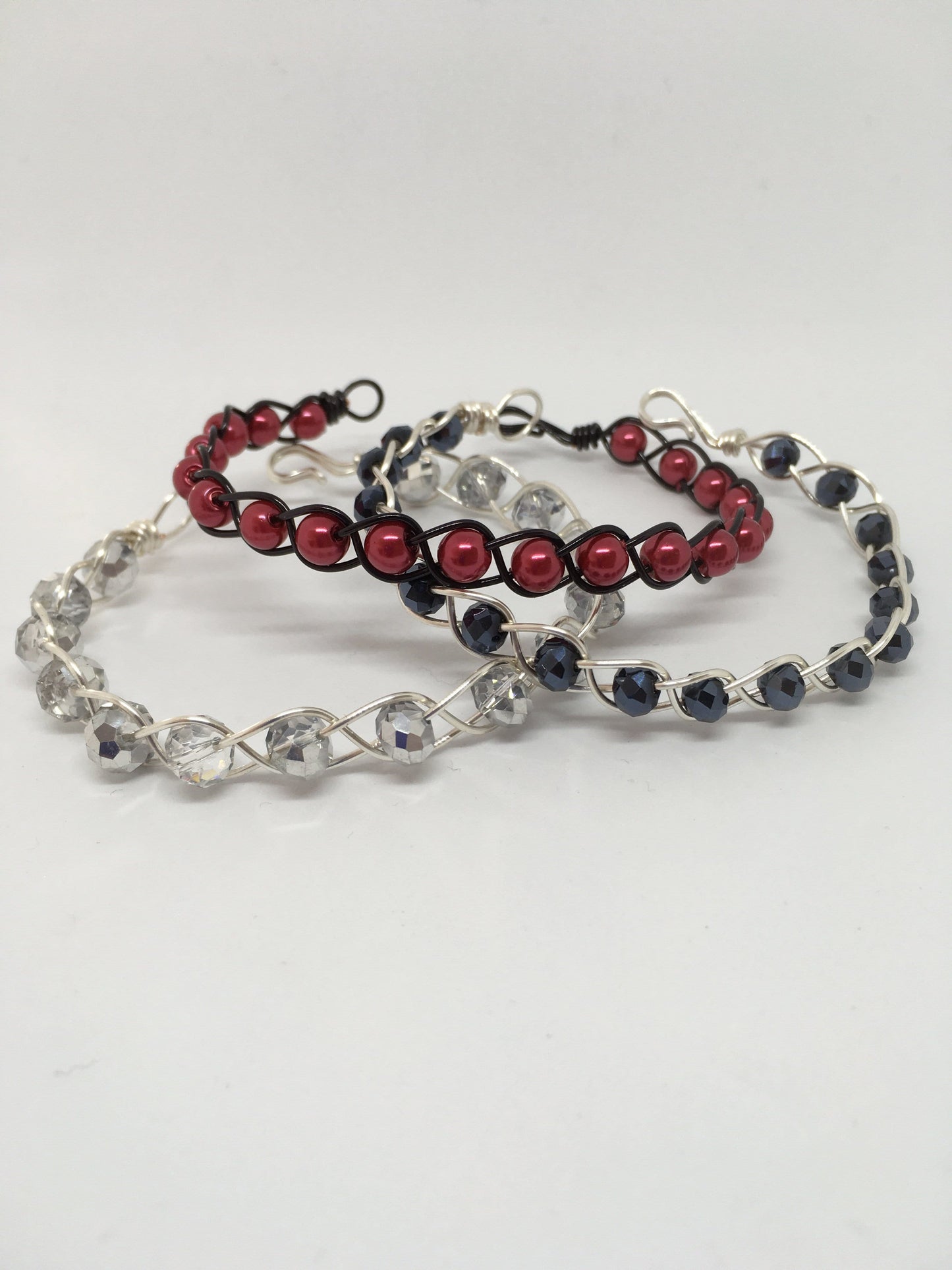 Bracelet Wire Braided Bangle Jewelz Galore Wire Braided Bangle | Jewelz Galore | Handmade Jewellery Cambridge