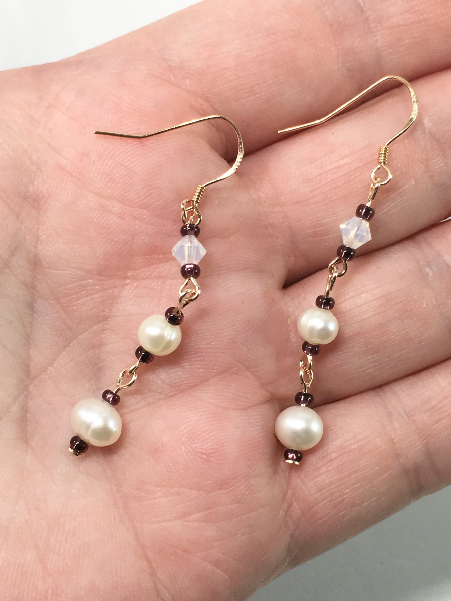 Earrings Freshwater Pearl Dangle Earrings Jewelz Galore Freshwater Pearl Earrings | Jewelz Galore | Jewellery In Cambridge