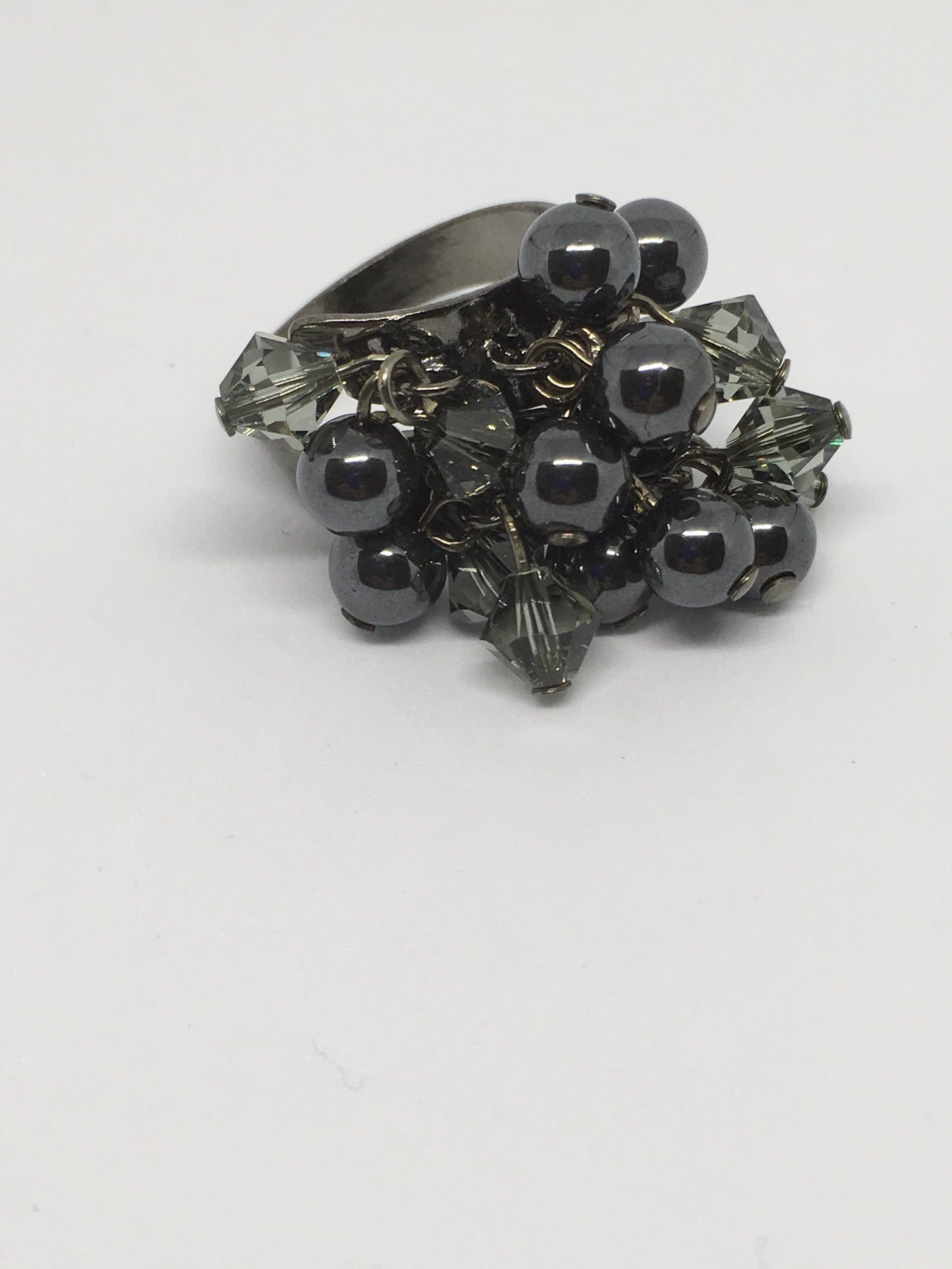 Ring Hematine Gemstone Bobble Ring Jewelz Galore Gemstone Bobble Ring | Jewelz Galore | Handmade Ladies Jewellery