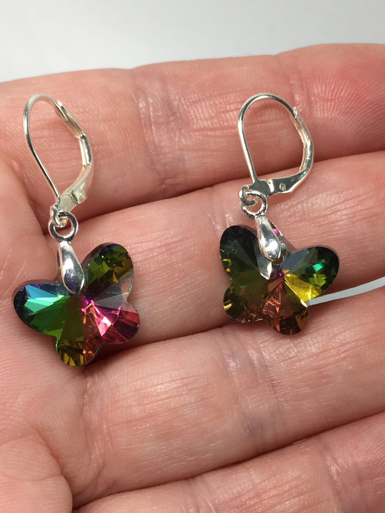 Rainbow Butterfly Earrings