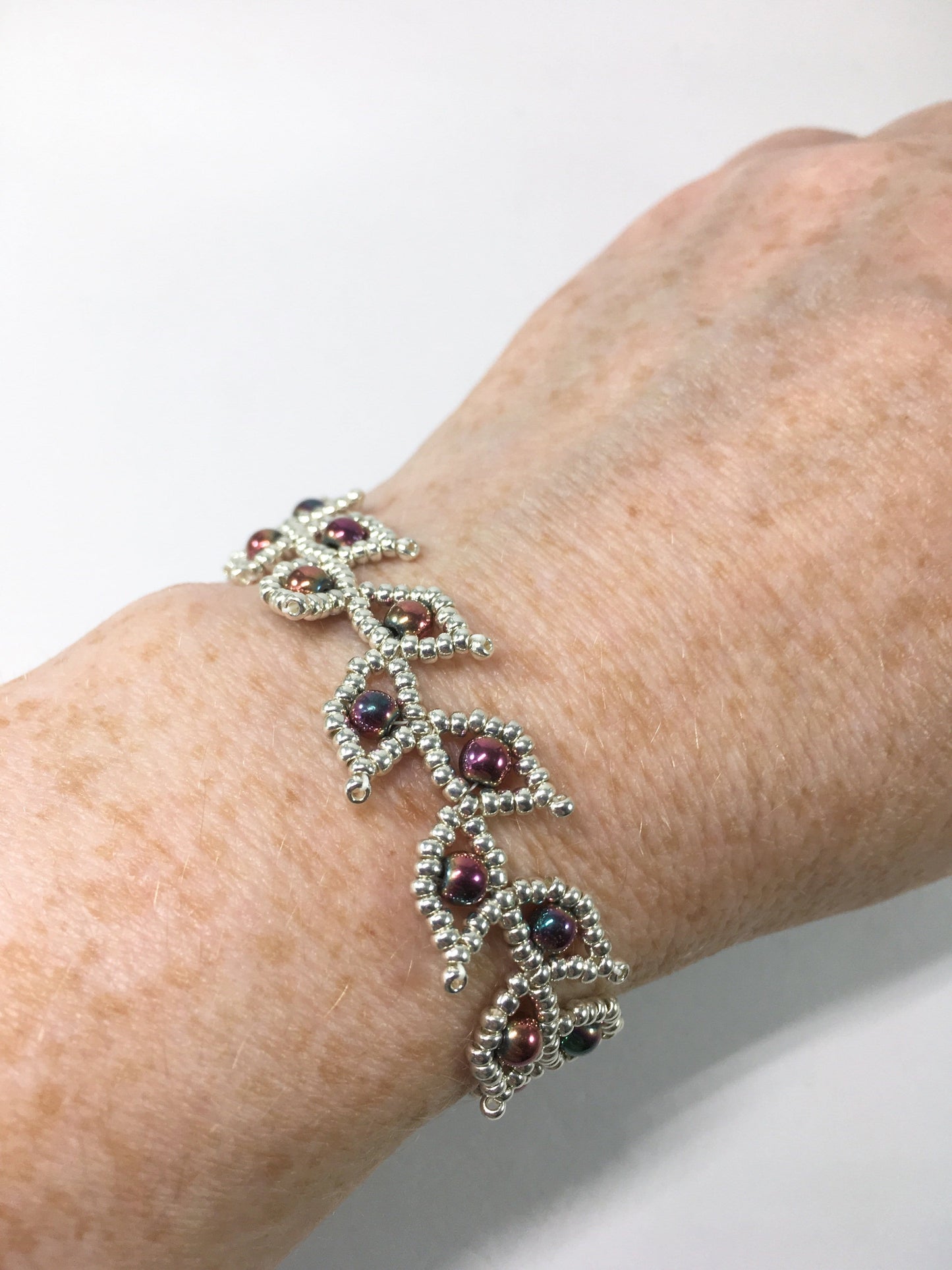 Bracelet Leaf Bracelet Jewelz Galore Handmade Beaded Leaf Bracelet | Jewelz Galore | Jewellery Online