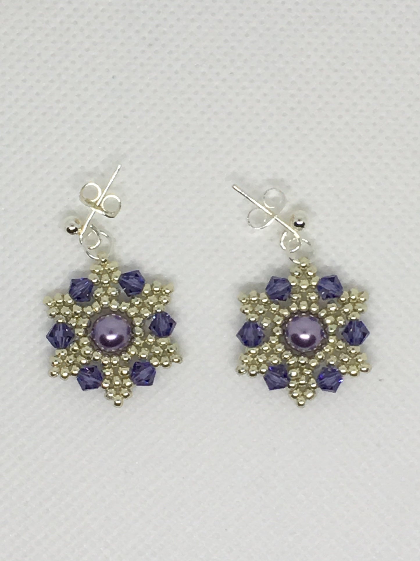 Earrings Snowflake Sparkle Earrings Jewelz Galore