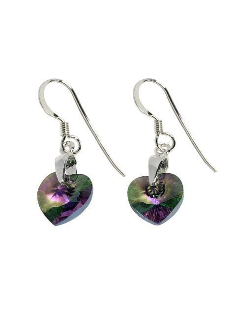 Earrings Sterling Silver Crystal Heart Earrings Jewelz Galore Sterling Silver Crystal Heart Earrings | Jewelz Galore | Jewellery