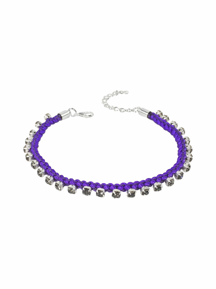 Kumihimo Tennis Bracelet