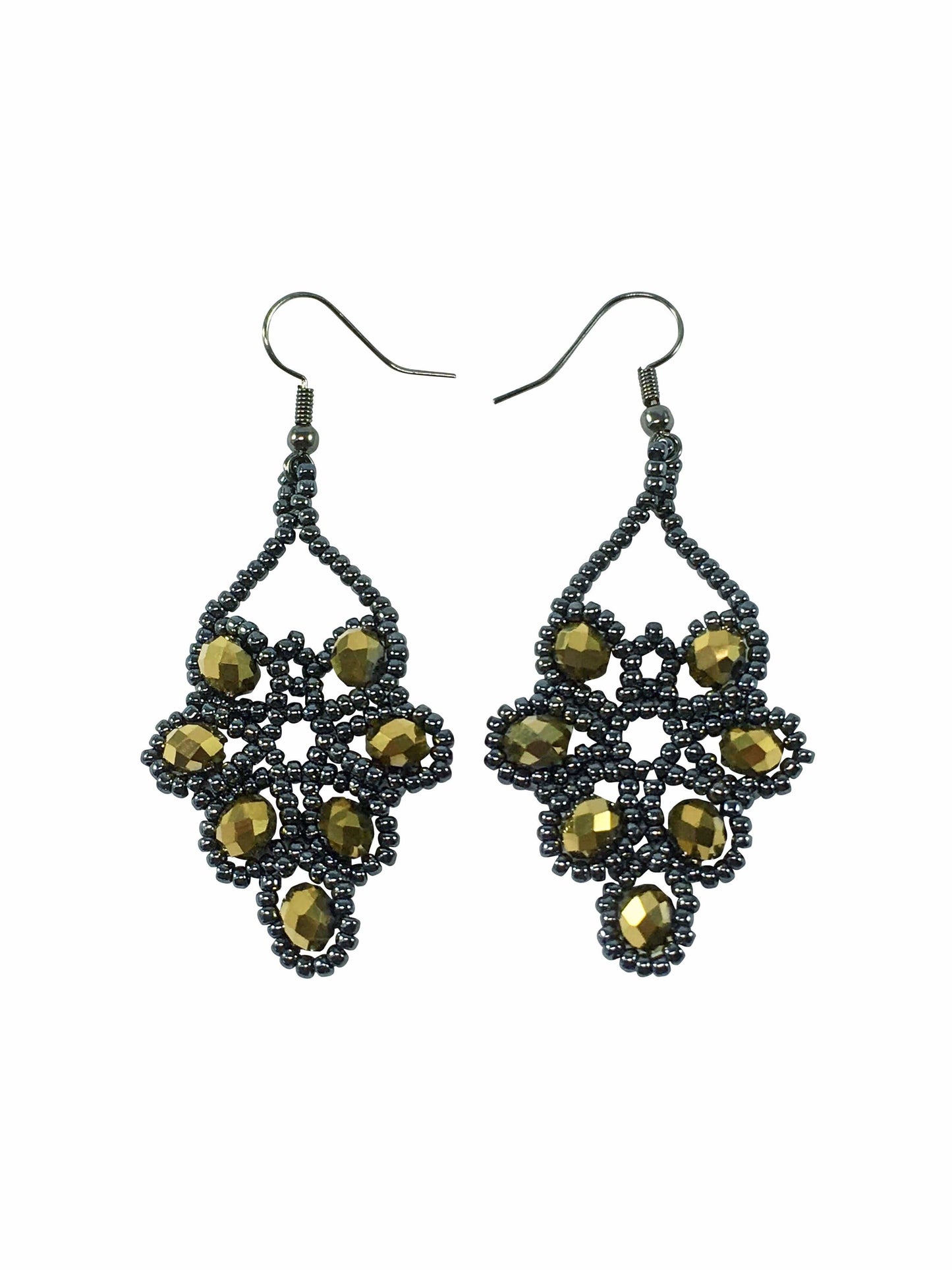 Earrings Beaded Leaf Earrings Jewelz Galore Handmade Beaded Leaf Earrings | Jewelz Galore | Jewellery Online