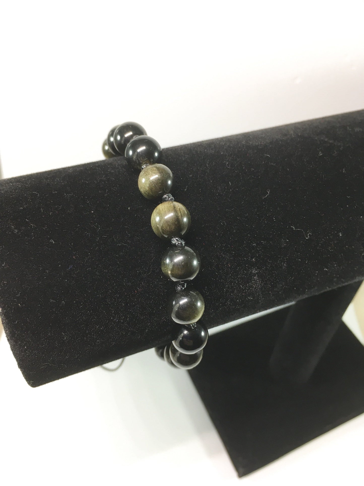 Bracelet Golden Obsidian Knotted Bracelet Jewelz Galore Golden Obsidian Bracelet | Jewelz Galore | Jewellery In Cambridge