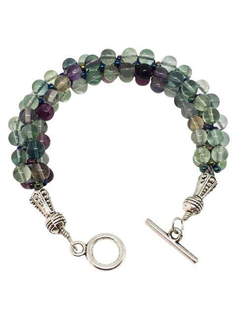 Bracelet Fluorite Kumihimo Bracelet Jewelz Galore Fluorite Kumihimo Bracelet | Jewelz Galore | Handmade Jewellery Online