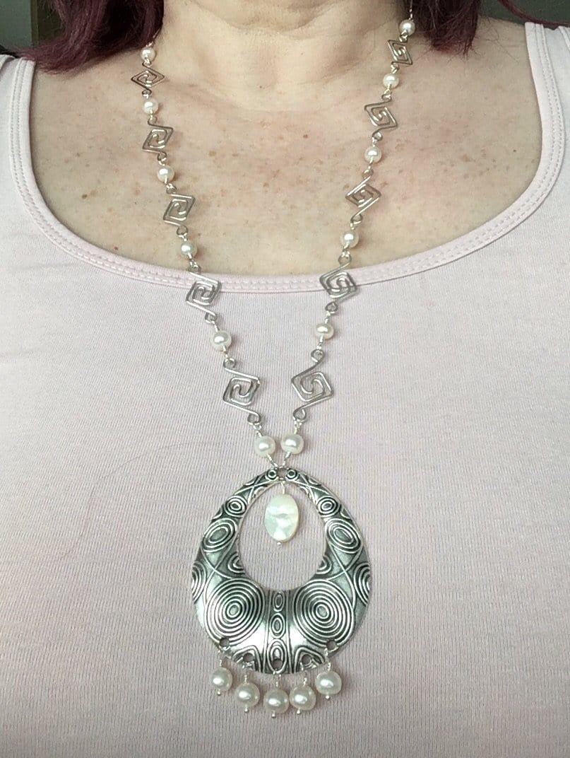 Necklace Pearl Squared Necklace Jewelz Galore Pearl Squared Necklace | Jewelz Galore | Cambridge