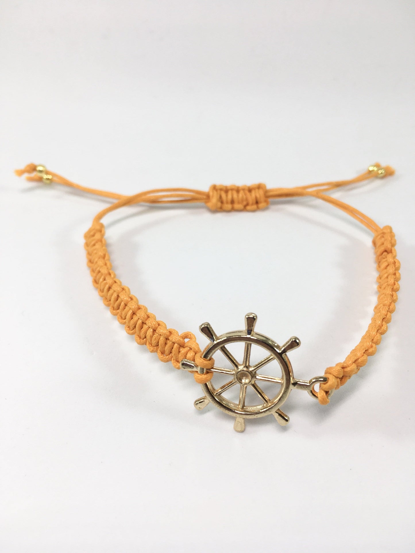 Bracelet Orange Nautical Macrame Bracelet Jewelz Galore Handmade Nautical Macrame Bracelet | Jewelz Galore | Jewellery Online
