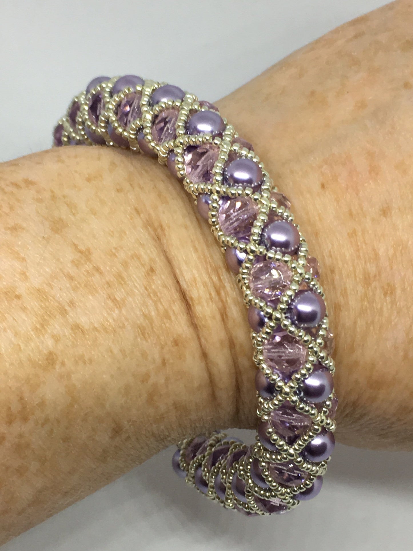 Bracelet Netted Pearl Bracelet Jewelz Galore Netted Pearl Bracelet | Jewelz Galore | Handmade Jewellery Online