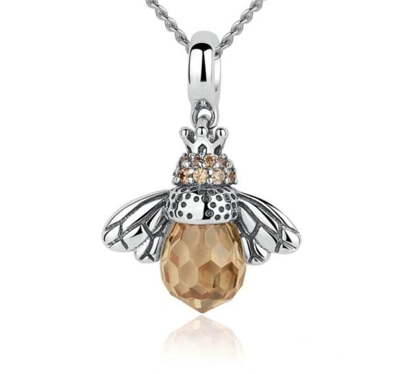 Sterling Silver Bumblebee Necklace