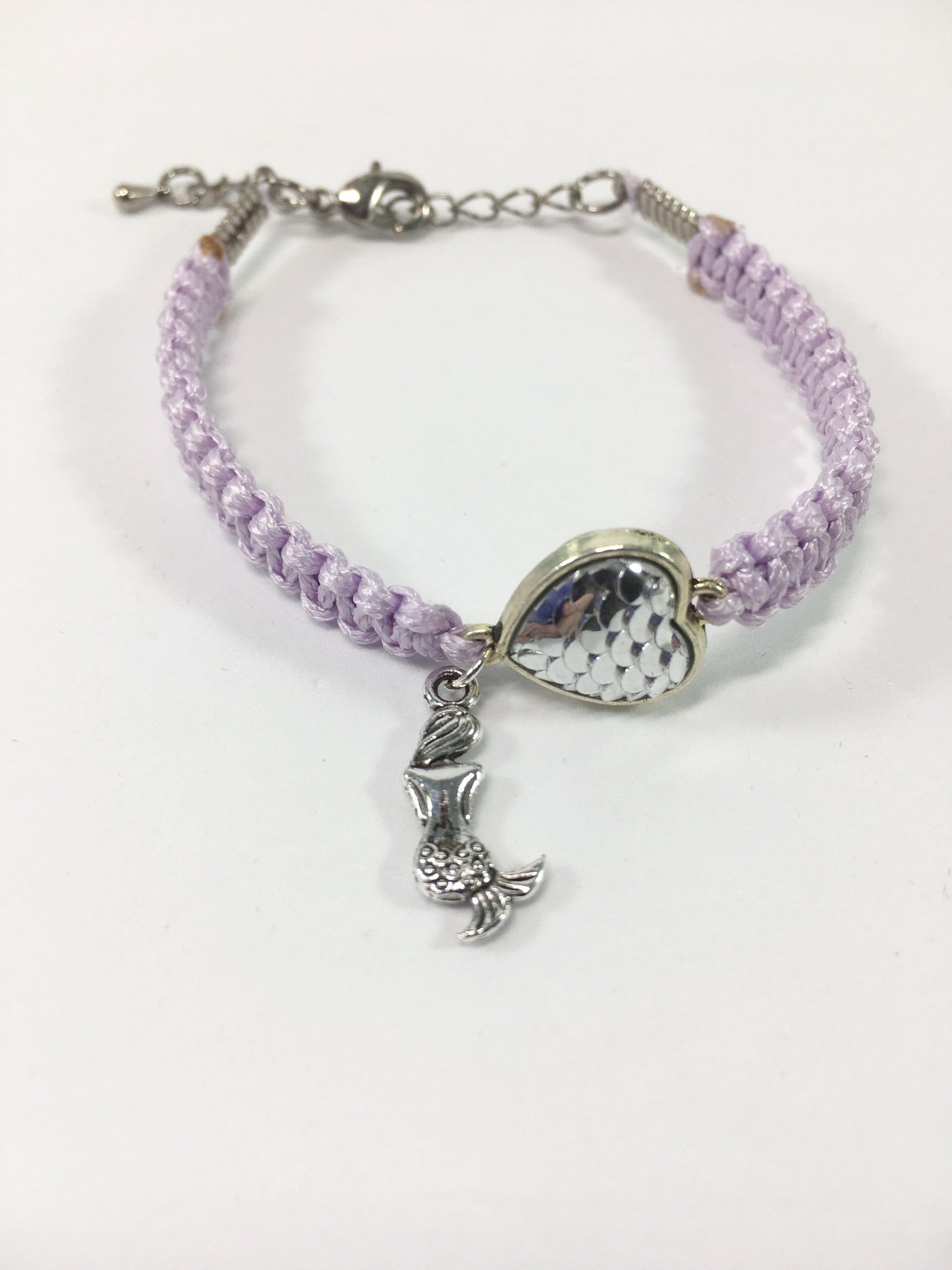 Bracelet Lilac Macrame Mermaid Bracelet Jewelz Galore Macrame Mermaid Bracelet | Jewelz Galore | Jewellery In Cambridge