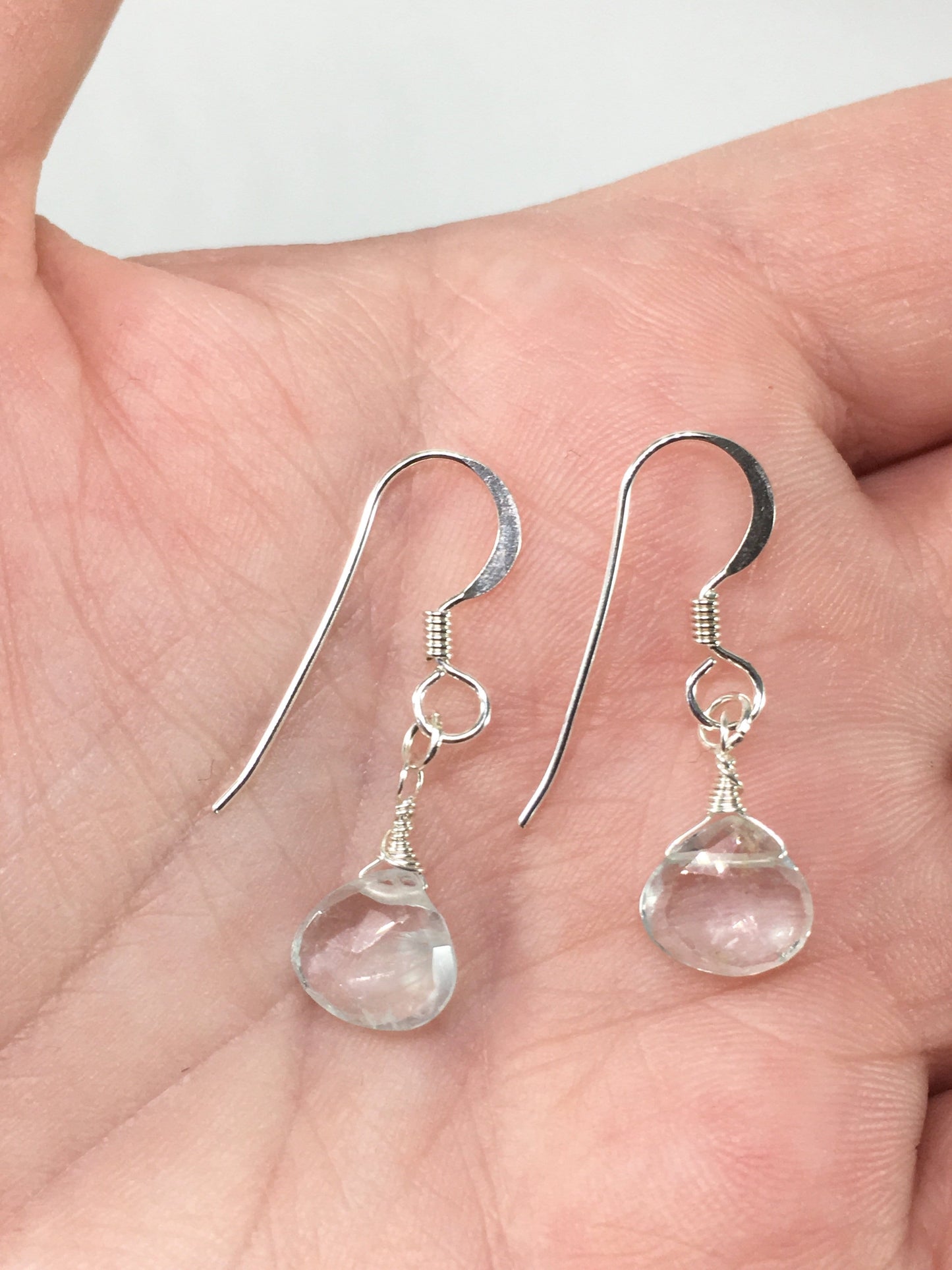 Earrings Aquamarine Briolette Earrings Jewelz Galore Aquamarine Gemstone Earrings | Jewelz Galore | Handmade Jewellery