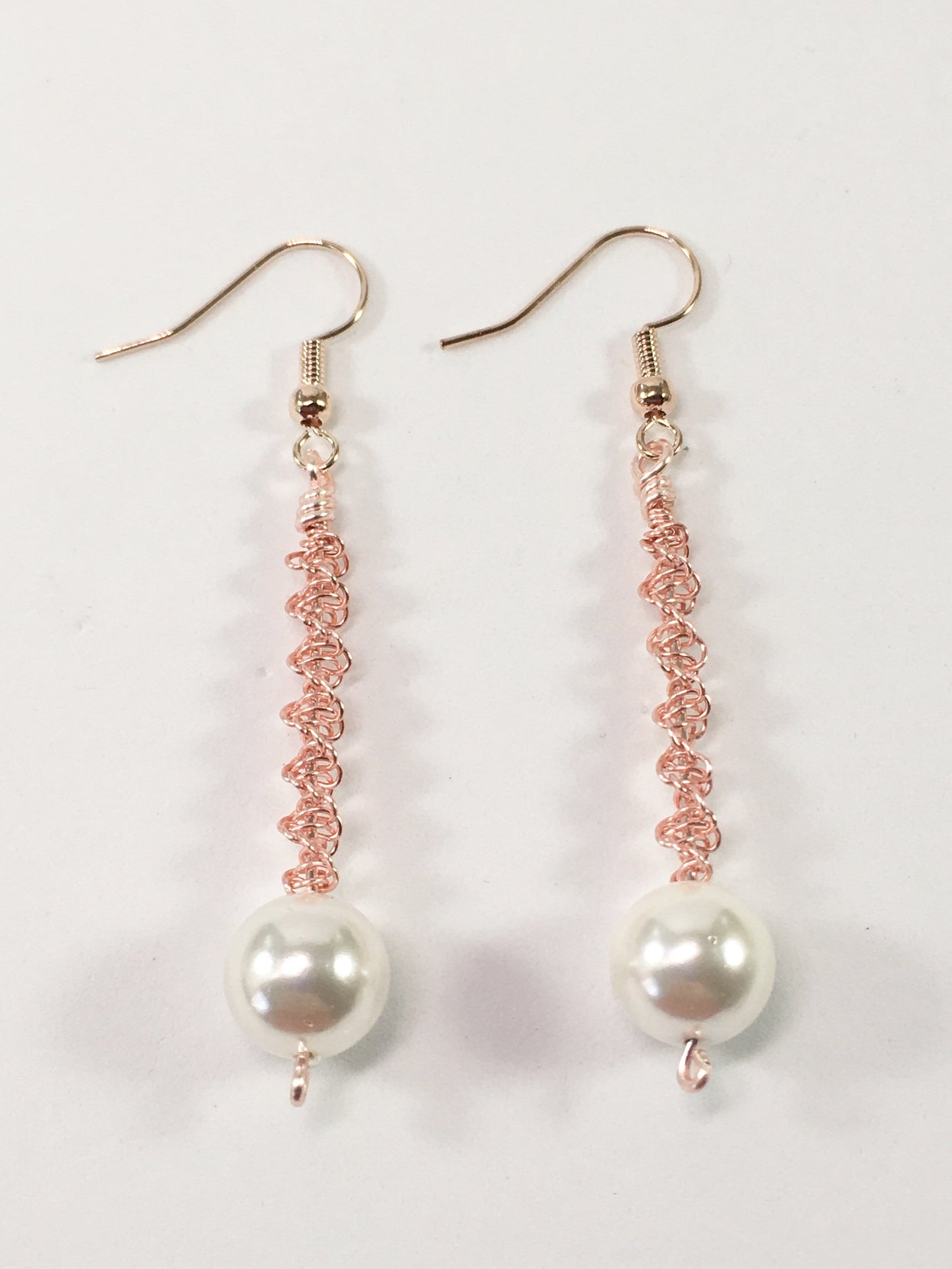Earrings Shell Pearl Spiral Earrings Jewelz Galore