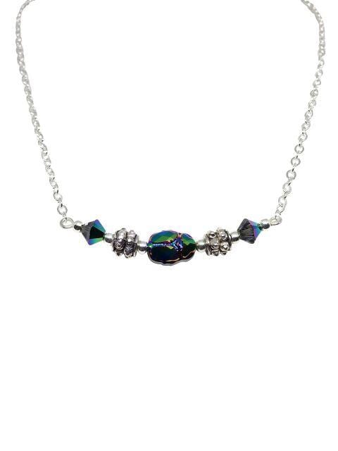 Swarovski Scarab Beetle Necklace