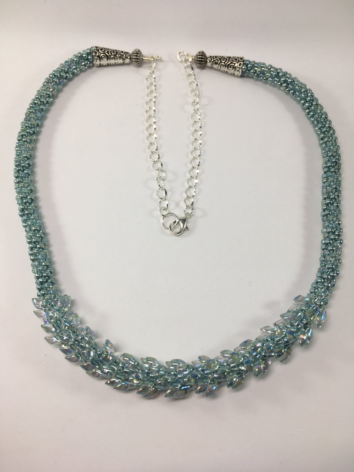 Necklace Seafoam Kumihimo Necklace Jewelz Galore Kumihimo Beaded Necklace | Jewelz Galore | Cambridge