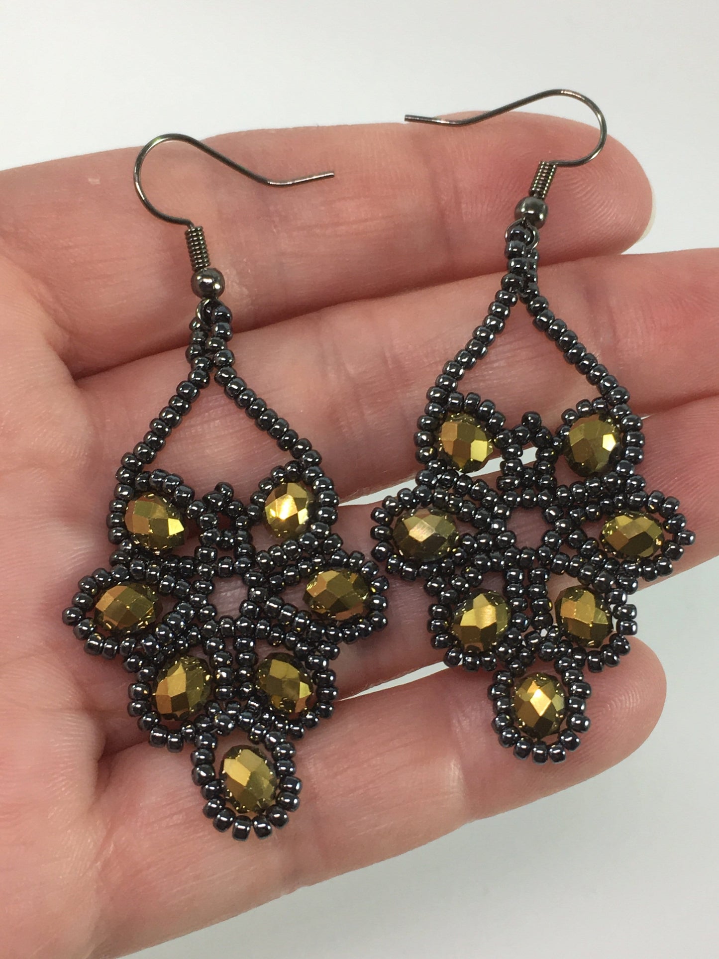 Earrings Beaded Leaf Earrings Jewelz Galore Handmade Beaded Leaf Earrings | Jewelz Galore | Jewellery Online