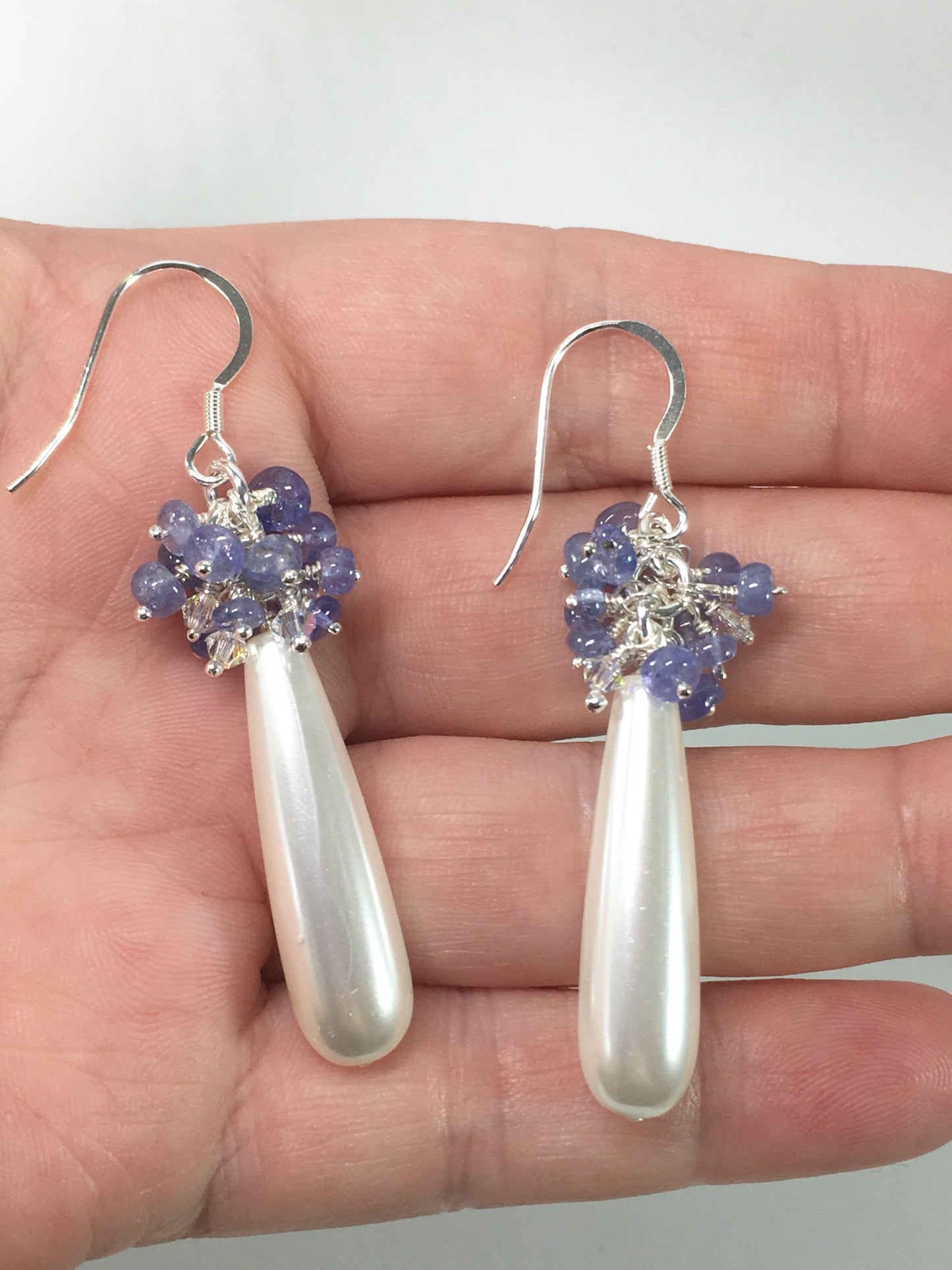 Earrings Tanzanite Cluster Earrings Jewelz Galore Tanzanite Cluster Earrings | Jewelz Galore | Jewellery