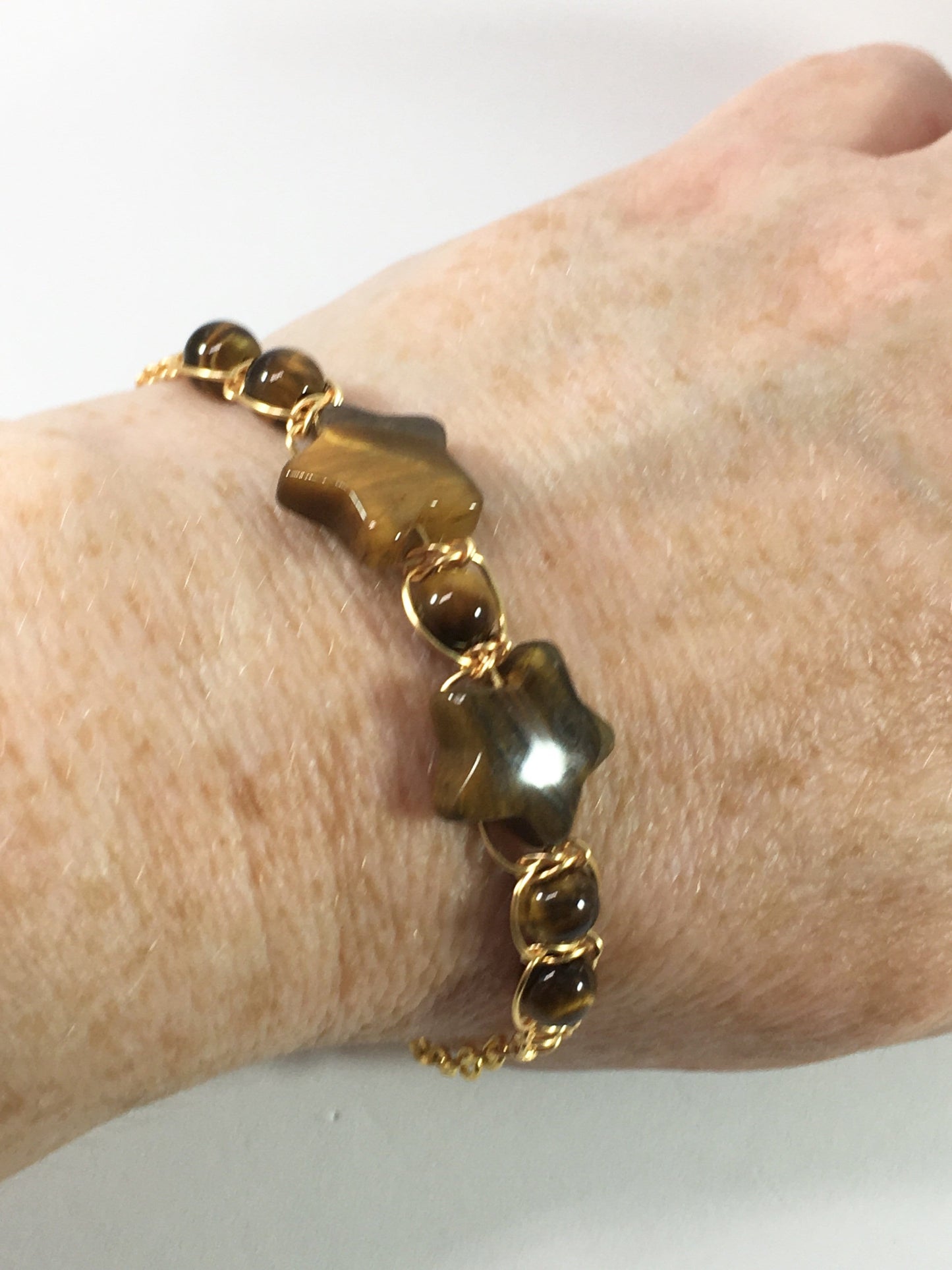 Bracelet Tigers Eye Star Bracelet Jewelz Galore Tigers Eye Star Bracelet | Jewelz Galore | Handmade Jewellery Online