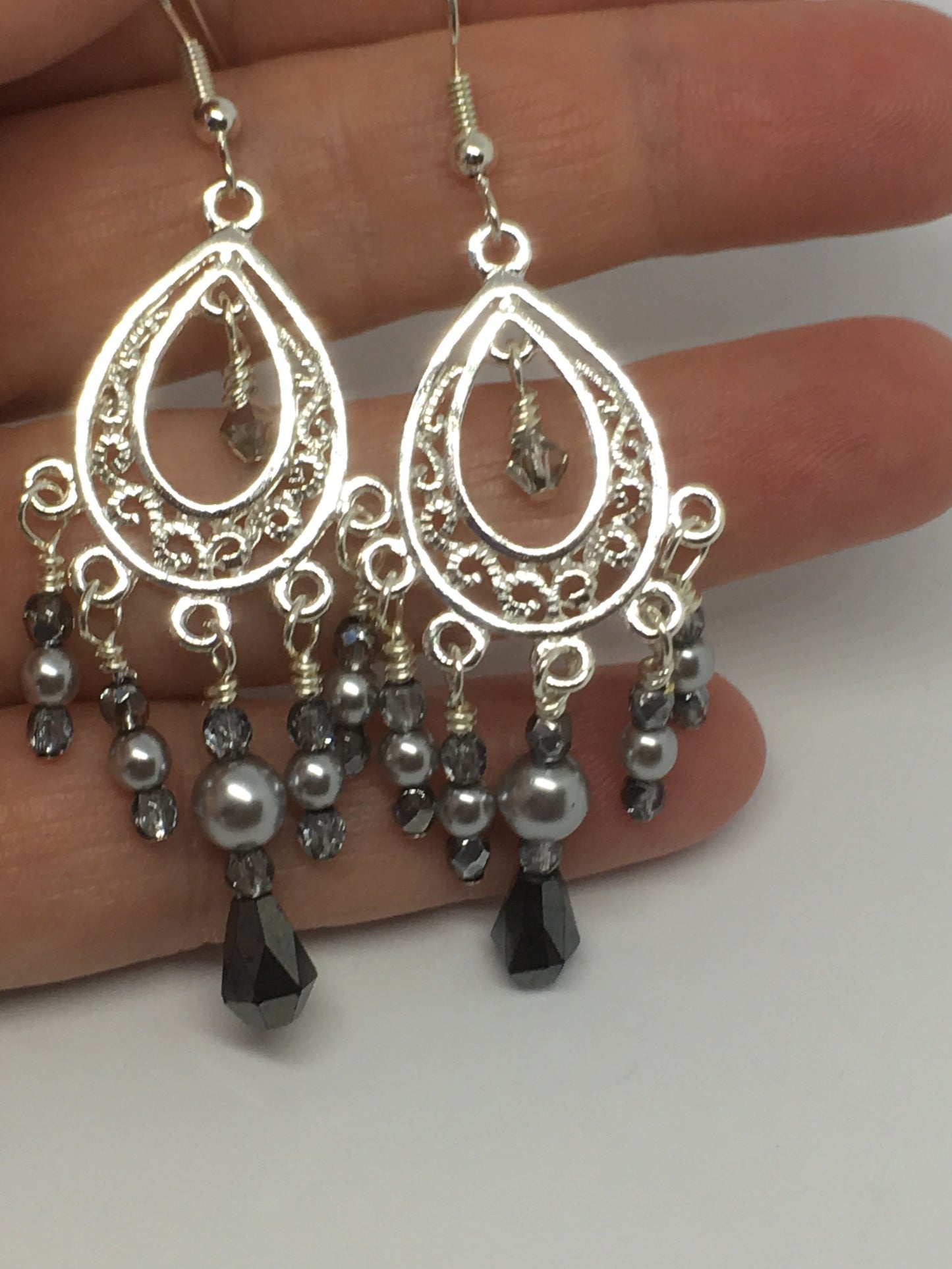 Earrings Filigree Chandelier Earrings Jewelz Galore