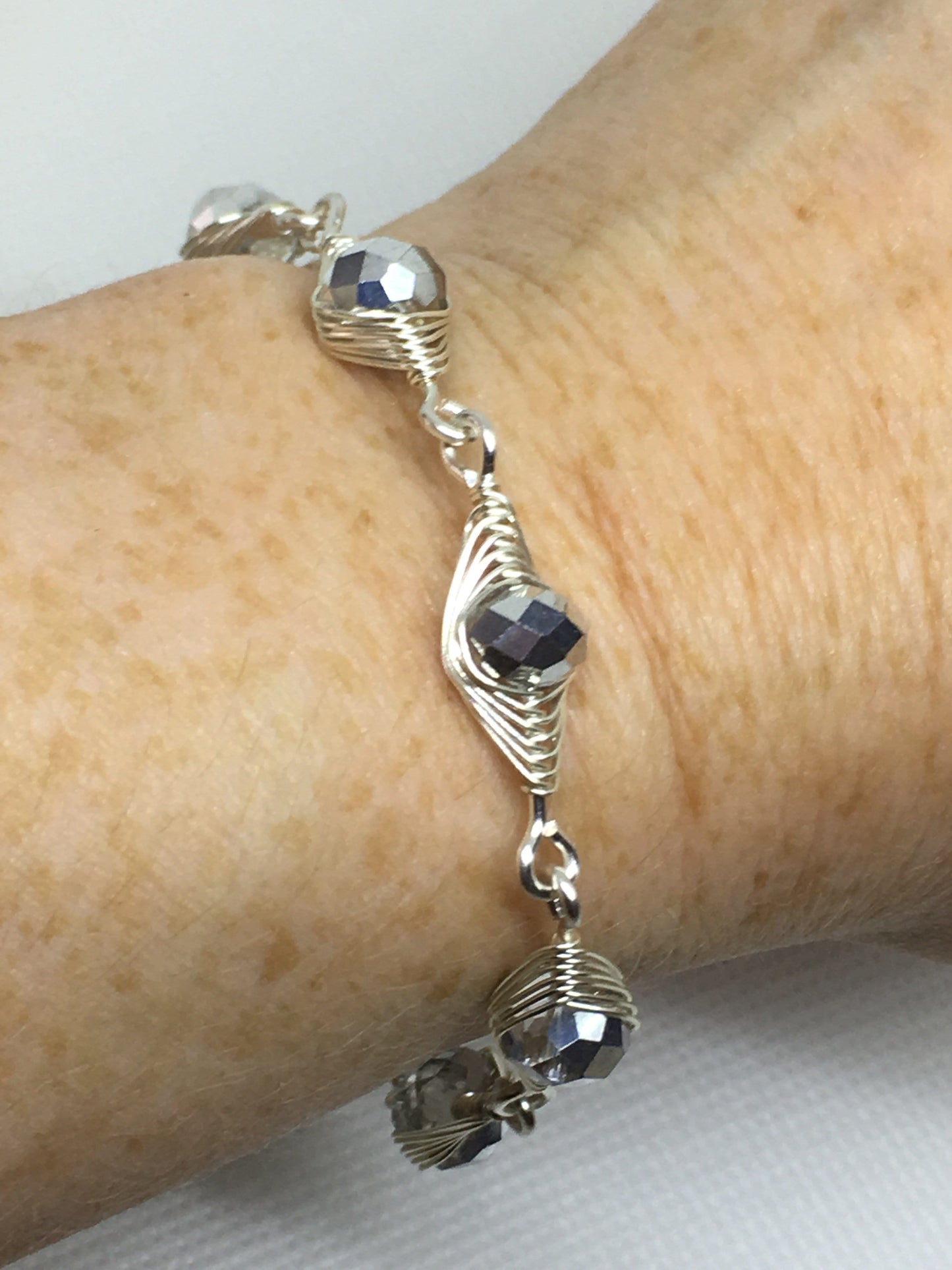 Bracelet Herringbone Sparkle Bracelet Jewelz Galore Herringbone Beaded Sparkle Bracelet | Jewelz Galore | Jewellery